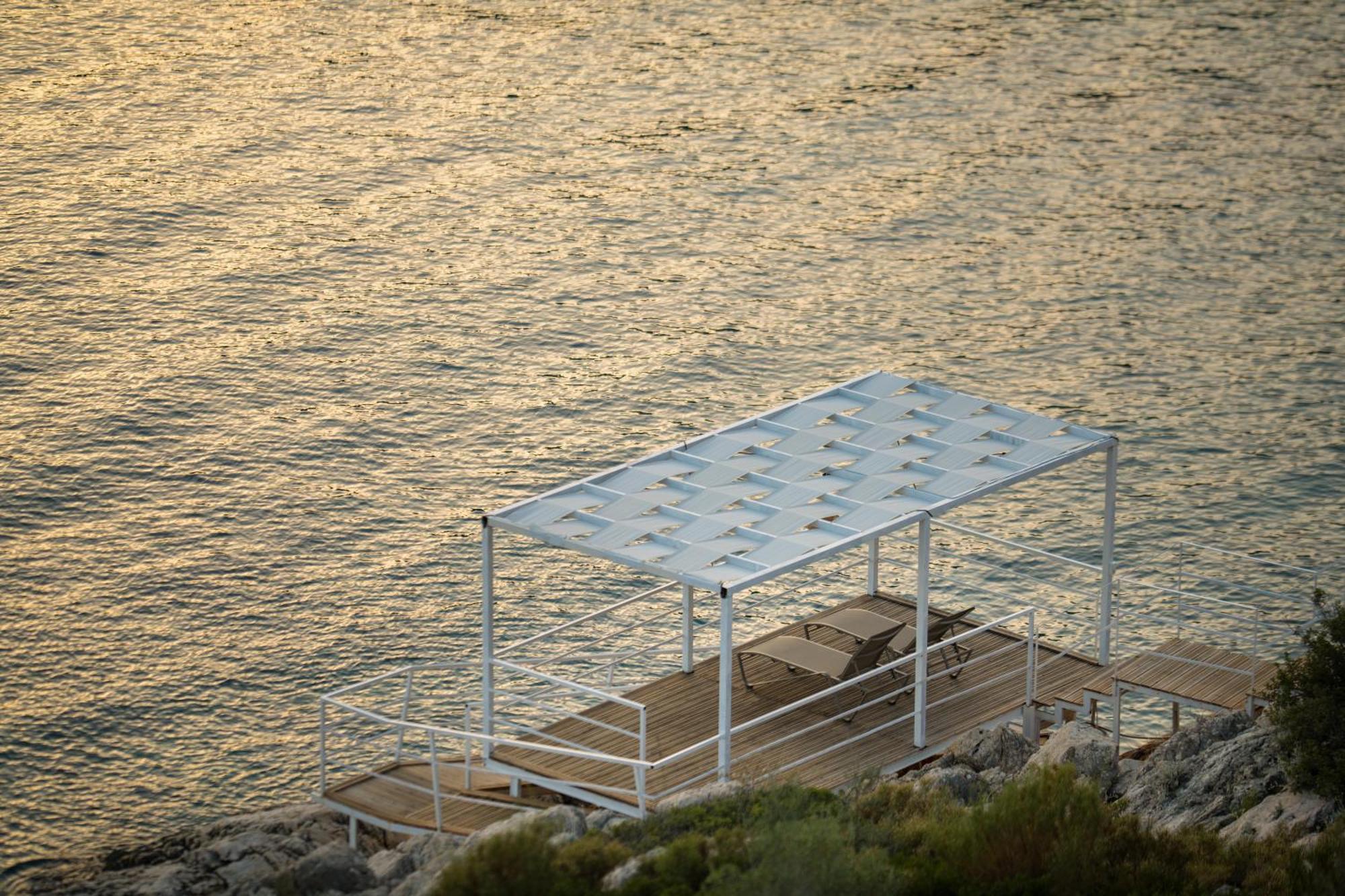 Beachfront White Villa With Private Swimming Pool Kalkan Kültér fotó